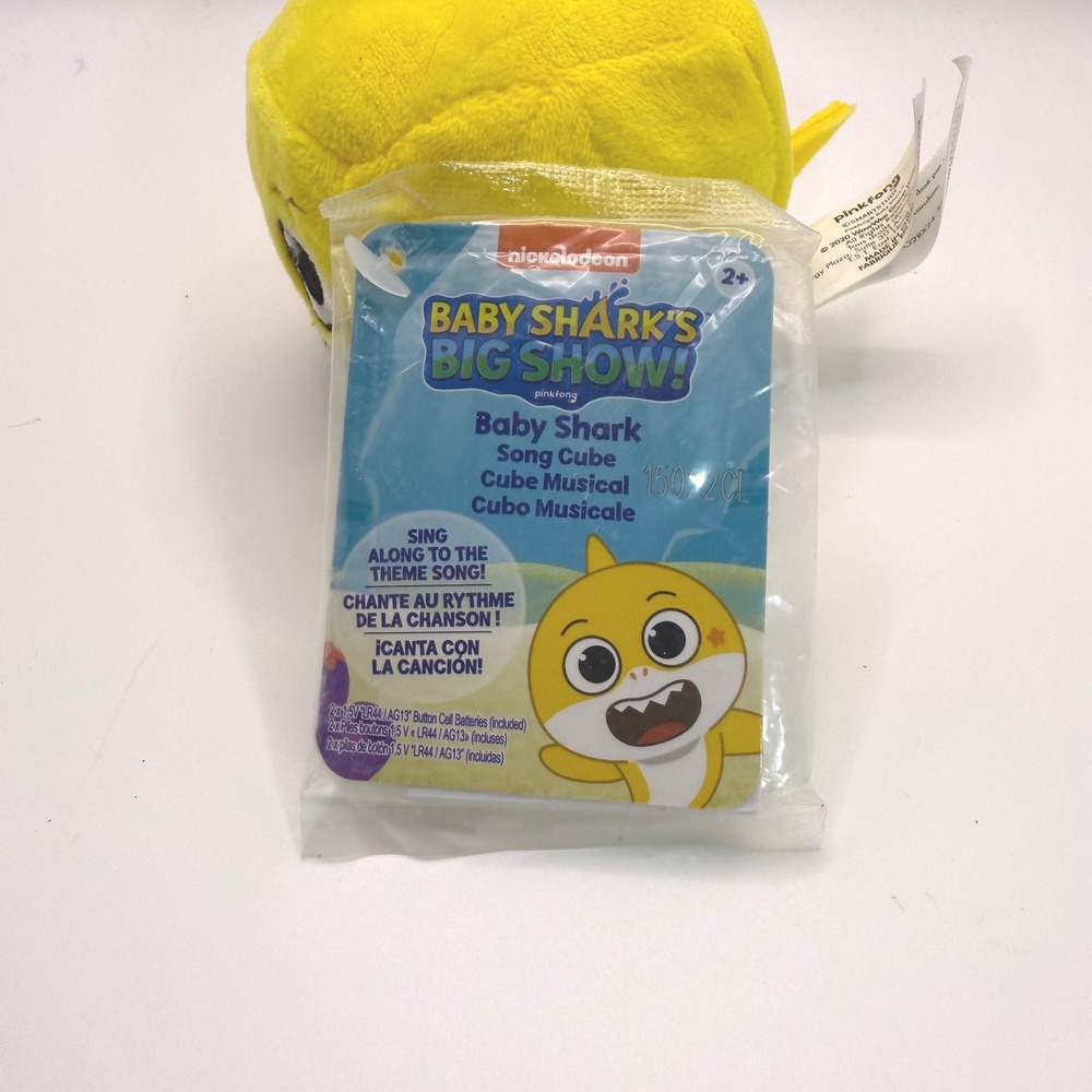 Baby Shark Pinkfong Song Cube Plush Toy Nickelodeon MLB Washington Nationals - Picture 2 of 9
